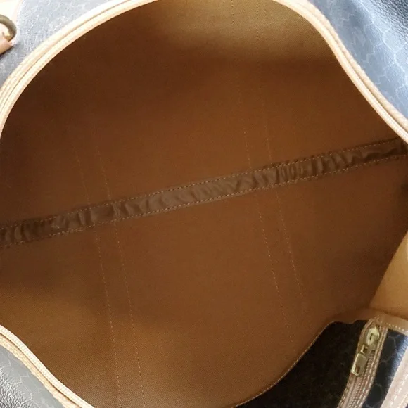 VINTAGE CHRISTIAN DIOR TRAVEL BAG HONEYCOMB - Picture 10 of 13